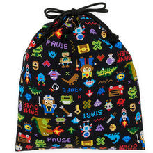 画像をギャラリービューアに読み込む, 体操服袋 お着換え袋 巾着袋 巾着 大 給食袋 子供 入園準備 34.5cm×28.5cm 男の子 女の子 小学校 保育園 着替え入れ かわいい シンプル 無地 スクール 入学準備 綿100 (在庫限り)