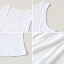 画像をギャラリービューアに読み込む, 男の子 タンクトップ 子供 インナー ランニング 綿100 2枚組 100cm~160cm ノースリーブ 下着 シャツ 袖なし 肌着 男児 子供肌着 子ども キッズ ジュニア 無地 シンプル セット 2P コットン 白