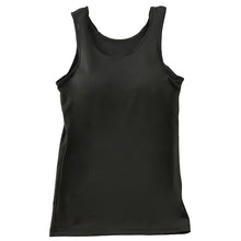 画像をギャラリービューアに読み込む, タンクトップ カップ付き 女の子 ブラタンクトップ 150cm~165cm ブラトップ モールドカップ インナー 肌着 サラサラ スクール 学生 伸びる 白 黒 150 160 165