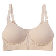 画像をギャラリービューアに読み込む, レディース ハーフトップ シームレスカップ アジャスター付き M~5L 下着 ブラジャー ブラ ハーフトップブラ ラン型 インナー 肌着 無地 締め付けない 楽 ワイヤレス