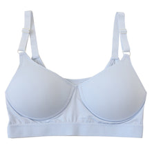 画像をギャラリービューアに読み込む, レディース ハーフトップ シームレスカップ アジャスター付き M~5L 下着 ブラジャー ブラ ハーフトップブラ ラン型 インナー 肌着 無地 締め付けない 楽 ワイヤレス