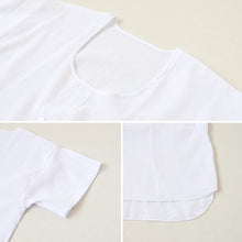 画像をギャラリービューアに読み込む, クレープ肌着 メンズ 半袖 tシャツ 前開き 綿100% 面二 2枚組 M~LL 下着 インナー 夏 涼しい 吸汗速乾 男性 紳士 コットン 丸首 M L LL (在庫限り)