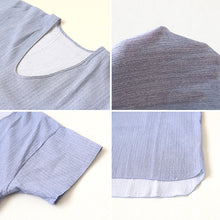 画像をギャラリービューアに読み込む, クレープ肌着 メンズ 半袖 tシャツ 綿100% 2枚組 M~LL 下着 インナー 夏 涼しい 吸汗速乾 男性 紳士 コットン Uネック U首 M L LL (在庫限り)