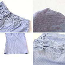 画像をギャラリービューアに読み込む, クレープ メンズ ステテコ 綿100% 2枚組 M~LL (クレープ素材 クレープ肌着 紳士 男性 下着 ボトム インナー パンツ ズボン下 夏 肌着 すててこ M L LL) (在庫限り)