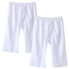 画像をギャラリービューアに読み込む, クレープ 波しぼ メンズ ステテコ 綿100% 2枚組 M~LL クレープ素材 クレープ肌着 紳士 男性 下着 ボトム インナー パンツ ズボン下 夏 肌着 すててこ M L LL (在庫限り)