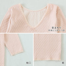 画像をギャラリービューアに読み込む, 婦人 8分袖 インナー スリーマー スリーマ 長袖 肌着 キルト肌着 LL・3L 婦人肌着 レディース ミセス シニア 大きいサイズ 大寸 厚手 厚地 下着 暖かい あったか 防寒 日本製