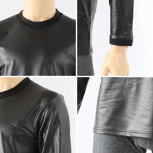 画像をギャラリービューアに読み込む, アウトドア 丸首 メンズ シャツ 冬 暖かい 防寒 防風 M~LL 軽量 長袖 インナー 作業着 仕事着 釣り レジャー 寝間着 防寒着 ラミネート加工 ポカポカ あったか プレゼント ギフト