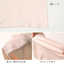 画像をギャラリービューアに読み込む, レディース 綿100% 8分袖 インナー 長袖 大きいサイズ シャツ スリーマー 3L 4L 5L コットン シルクプロテイン 保湿 婦人 肌着 女性 下着 レース