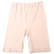 画像をギャラリービューアに読み込む, レディース インナー 5分丈 ハーフ ボトム スラックス下 ズボン下 ボトムス 大きいサイズ 3L 4L 5L 綿100 コットン シルク レギンス スパッツ 婦人肌着 下着 肌着 レース