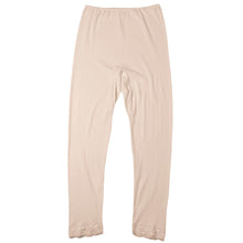 画像をギャラリービューアに読み込む, レディース インナー 9分丈 ボトム スラックス下 ズボン下 ボトムス 大きいサイズ 3L 4L 5L 綿100 コットン シルク レギンス スパッツ 婦人肌着 下着 肌着 レース