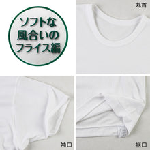 画像をギャラリービューアに読み込む, メンズ インナー 肌着 半袖 tシャツ 丸首 2枚組 吸汗速乾 M L LL 下着 インナーシャツ 男性 紳士 綿混 無地 ホワイト 白