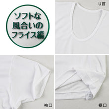 画像をギャラリービューアに読み込む, tシャツ u首 シャツ メンズ 半袖 2枚組 吸汗速乾 M L LL uネック フライス 肌着 下着 インナー 綿混 無地 ホワイト 白 プレゼント ギフト 父の日 敬老の日