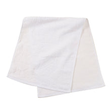 画像をギャラリービューアに読み込む, 300匁 ジャカードフェイスタオル 12枚セット 約34cm×86cm (タイル柄タオル 綿100% コットン 白) (送料無料) (在庫限り)