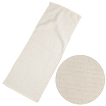 画像をギャラリービューアに読み込む, 230匁 無撚糸無漂白 フェイスタオル 12枚組 約30×80cm (無漂白タオル 洗顔 洗面 綿100% まとめ買い) (送料無料) (在庫限り)