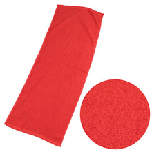 画像をギャラリービューアに読み込む, 200匁 赤色総パイルフェイスタオル 12枚組 約34×90cm (フェイスタオル 赤色 総パイル 綿100%) (在庫限り)