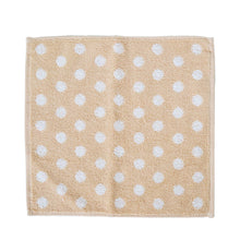 画像をギャラリービューアに読み込む, ハンカチ ドット ボーダー ストライプ 綿100% キッズ 子供 保育園 幼稚園 小学生 約25×25cm プチハンドタオル ウォッシュタオル おしぼりタオル 子供用タオル