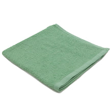 画像をギャラリービューアに読み込む, おしぼり お手拭き おてふき やや厚手 飲食店 カフェ 喫茶店 居酒屋 バー 無地 綿100% 吸水性 使いやすい コンパクト 白 青 オレンジ 緑 茶色 約34cm×34cm