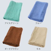 画像をギャラリービューアに読み込む, エステ用 21番手単糸 バスタオル標準厚(900匁) 約65cm×130cm 標準厚地 綿100% 無地 ホテルタオル