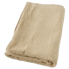 画像をギャラリービューアに読み込む, エステ用 21番手単糸 バスタオル標準厚(900匁) 約65cm×130cm 標準厚地 綿100% 無地 ホテルタオル