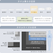 画像をギャラリービューアに読み込む, エステ用 21番手単糸 バスタオルやや厚手(1200匁) 約65cm×130cm 標準厚地 綿100% 無地 ホテルタオル