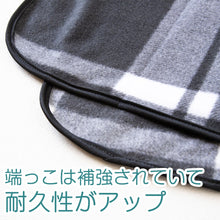 画像をギャラリービューアに読み込む, ひざ掛け ミニサイズ チェック柄 薄手 オフィス 学校用 防寒 オールシーズン 冬用 夏用 冷房対策 旅行用 屋外 業務用 かわいい 約48cm×70cm (在庫限り)