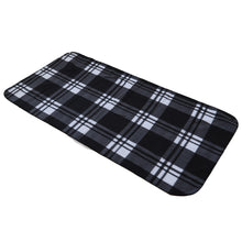 画像をギャラリービューアに読み込む, ひざ掛け チェック柄 ポンチョ ショール スナップボタン付き 薄手 オフィス 学校用 防寒 オールシーズン 冬用 夏用 冷房対策 旅行用 屋外 業務用 約70cm×140cm (在庫限り)