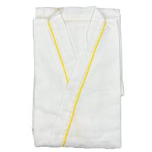 画像をギャラリービューアに読み込む, ガウン ワッフル生地 メンズ レディース 保温 綿素材 ポリエステル 男女兼用 ホテル 業務用 吸水 白 茶色 青 黄色 ピンク グリーン シンプル 無地 夏冬兼用 定番 リラックス プレゼント ギフト 着丈約118cm