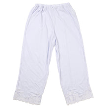 画像をギャラリービューアに読み込む, 7分丈 ボトムス ズボン下 レディース 日本製 シルク混 M L LL ボトム インナー 裾レース 針抜き 柔らかい 肌ざわり 通気性 伸縮性 軽やか 肌着 下着 ピンク ベージュ ラベンダー (在庫限り)