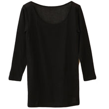 画像をギャラリービューアに読み込む, シルク コットン インナー 8分袖 レディース 薄手 M~LL 長袖 肌側 シルク100% 表側 綿100% 冷えとり 絹 綿 コットン 肌着 柔らかい 快適 女性 婦人 下着 深あき シャツ tシャツ 肌に優しい 春夏 秋冬 オールシーズン (送料無料)