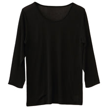 画像をギャラリービューアに読み込む, シルク インナー レディース 長袖 8分袖 シャツ M~LL ニット シルク100% 薄手 女性 肌着 下着 長袖シャツ uvカット 敏感肌 冷え取り 冷え対策 防寒 肌に優しい 柔らかい 蒸れにくい 春夏 秋冬 オールシーズン (送料無料)