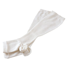 画像をギャラリービューアに読み込む, レディース サポーター ふくらはぎ シルク 靴下 美容 フットケア セルフケア 絹 吸湿 速乾 保温 白 ホワイト ギフト プレゼント 丈:約33cm 美肌 ソックス