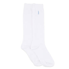 画像をギャラリービューアに読み込む, イーストボーイ 靴下 スクールソックス 女の子 32cm丈 ハイソックス ワンポイント 23 - 25cm 学生 通学 女子 くつ下 くつした 綿混 コットン 小学生 中学生 高校生 EAST BOY