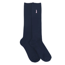 画像をギャラリービューアに読み込む, イーストボーイ 靴下 スクールソックス 女の子 32cm丈 ハイソックス ワンポイント 23 - 25cm 学生 通学 女子 くつ下 くつした 綿混 コットン 小学生 中学生 高校生 EAST BOY