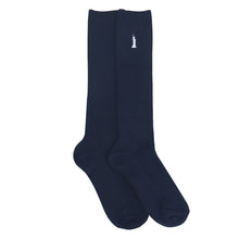 画像をギャラリービューアに読み込む, イーストボーイ 靴下 スクールソックス 女の子 32cm丈 ハイソックス ワンポイント 23 - 25cm 学生 通学 女子 くつ下 くつした 綿混 コットン 小学生 中学生 高校生 EAST BOY