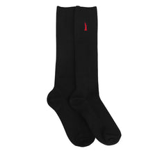 画像をギャラリービューアに読み込む, イーストボーイ 靴下 スクールソックス 女の子 32cm丈 ハイソックス ワンポイント 23 - 25cm 学生 通学 女子 くつ下 くつした 綿混 コットン 小学生 中学生 高校生 EAST BOY