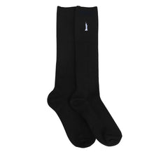 画像をギャラリービューアに読み込む, イーストボーイ 靴下 スクールソックス 女の子 32cm丈 ハイソックス ワンポイント 23 - 25cm 学生 通学 女子 くつ下 くつした 綿混 コットン 小学生 中学生 高校生 EAST BOY