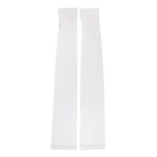 画像をギャラリービューアに読み込む, アームカバー UVカット 接触冷感 ロング 60cm丈 指穴あり フリーサイズ 冷感 レディース 日焼け対策 紫外線対策 夏用 UVケア 通気性 ムレにくい お出かけ 散歩 海水浴 無地