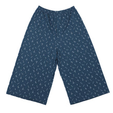 画像をギャラリービューアに読み込む, ルームパンツ レディース 夏 ステテコ ワイドパンツ 8分丈 ボトム M-L L-LL 部屋着 ズボン ルームウェア パジャマ リラックス 婦人 女性 シャレテコ すててこ