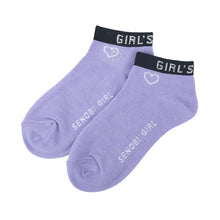 画像をギャラリービューアに読み込む, 女の子 靴下 キッズ 子供 くるぶしソックス かわいい カラーソックス 19 - 24cm 小学生 中学生 女子 スニーカー丈 くつ下 くつした 綿混 コットン 高校生 おしゃれ デザイン
