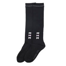 画像をギャラリービューアに読み込む, ハイソックス 女の子 靴下 キッズ ジュニア かわいい 19 - 24cm 子供 ソックス 柄 可愛い 黒 紺 ガールズ くつ下 子ども くつした 通学 女子 子ども こども 快適