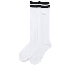 画像をギャラリービューアに読み込む, イーストボーイ 靴下 スクールソックス 女子 ハイソックス レディース ワンポイント 19 - 24cm 学生 通学 くつ下 くつした 綿混 コットン 小学生 中学生 高校生 EAST BOY