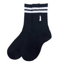 画像をギャラリービューアに読み込む, イーストボーイ 靴下 女の子 クルーソックス スクール ライン 19 - 24cm 女子 ワンポイント ガールズ 学生 通学 くつ下 くつした 綿混 コットン 小学生 中学生 高校生 EAST BOY