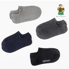画像をギャラリービューアに読み込む, ひろしコラボソックス 無地 ゴースト丈ソックス メンズ 靴下 25-27cm ビジネスソックス スクールソックス カジュアル 消臭 男性 男子 紳士 スニーカーソックス