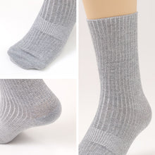 画像をギャラリービューアに読み込む, メンズ ソックス 4足組 24cm~26cm 26cm~28cm クルーソックス くつ下 くつした 靴下 無地 作業用 かかと付き かかと シンプル 丈夫 セット まとめ買い ビジネス 丈夫な靴下
