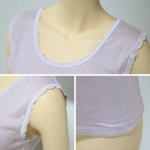 画像をギャラリービューアに読み込む, レディース 肌着 ベスト 婦人 無地 丸首 両起毛 日本製 M L LL (裏起毛 あったかインナー 起毛 暖かい トップス 防寒 冷えとり 冬 アンダーウェア)
