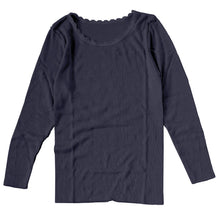 画像をギャラリービューアに読み込む, レディース 肌着 インナー 9分袖 丸首 婦人 無地 両起毛 日本製 M L LL 裏起毛 あったかインナー 起毛 暖かい やわらか 防寒 冷えとり 冬 アンダーウェア