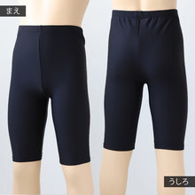 画像をギャラリービューアに読み込む, 日本製 キッズ スポーツ UV レギンス 5分丈 105cm~180cm ( スポーツインナー 子供 uvカット ジュニア 男の子 女の子 スパッツ )