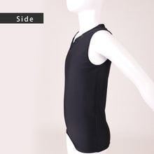画像をギャラリービューアに読み込む, 日本製 キッズ スポーツ UV スリーブレス Vネック シャツ 130cm~170cm バスケ バスケットボール スポーツインナー 子供 uvカット ジュニア 部活 スポ少 練習用 アンダーウェア 男の子 女の子