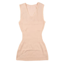 画像をギャラリービューアに読み込む, インナーシャツ レディース ベスト 背当て M~LL (インナー 婦人 寒さ対策 あたたかい 厚手生地 白鷺ニット 横編みM L LL) (在庫限り)