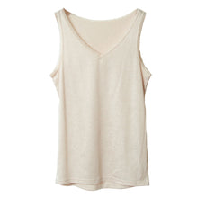 画像をギャラリービューアに読み込む, タンクトップ レディース インナー シルク M・L (下着 シャツ ノースリーブ ジャガード織) (在庫限り)